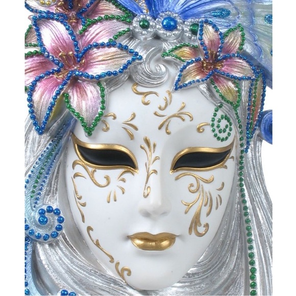 Design Toscano butterfly wings mask wall sculpture - Picture 3 of 6